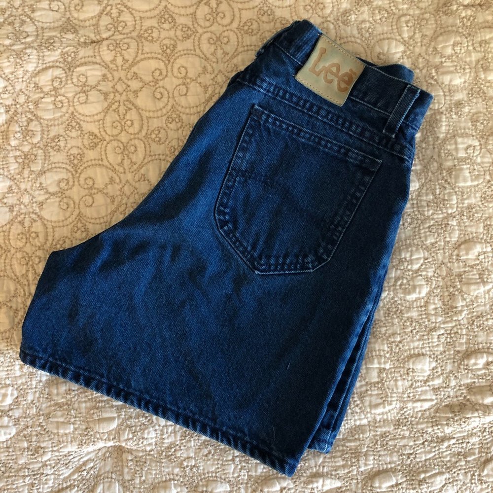 Extra-Blue Vintage Lee Denim Shorts